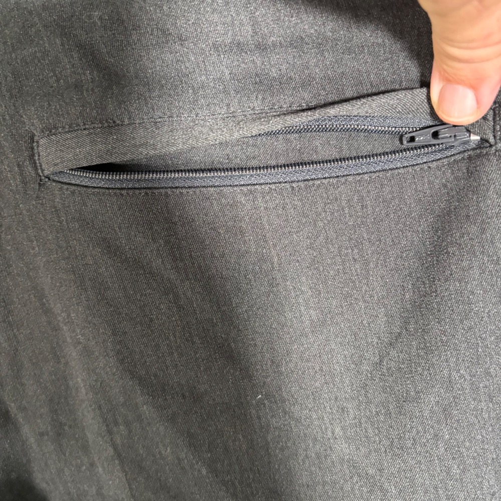 Quince Mens Ultra-Stretch 24/7 Smart Chino Dark Charcoal Gray Pant 34x32 GCGL01 - Picture 4 of 16